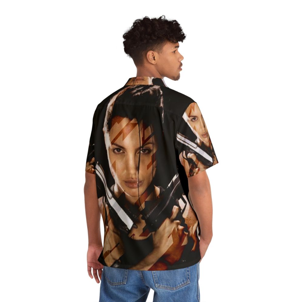 Lara Croft Tomb Raider Angelina Jolie Adventure Hawaiian Shirt - People Back