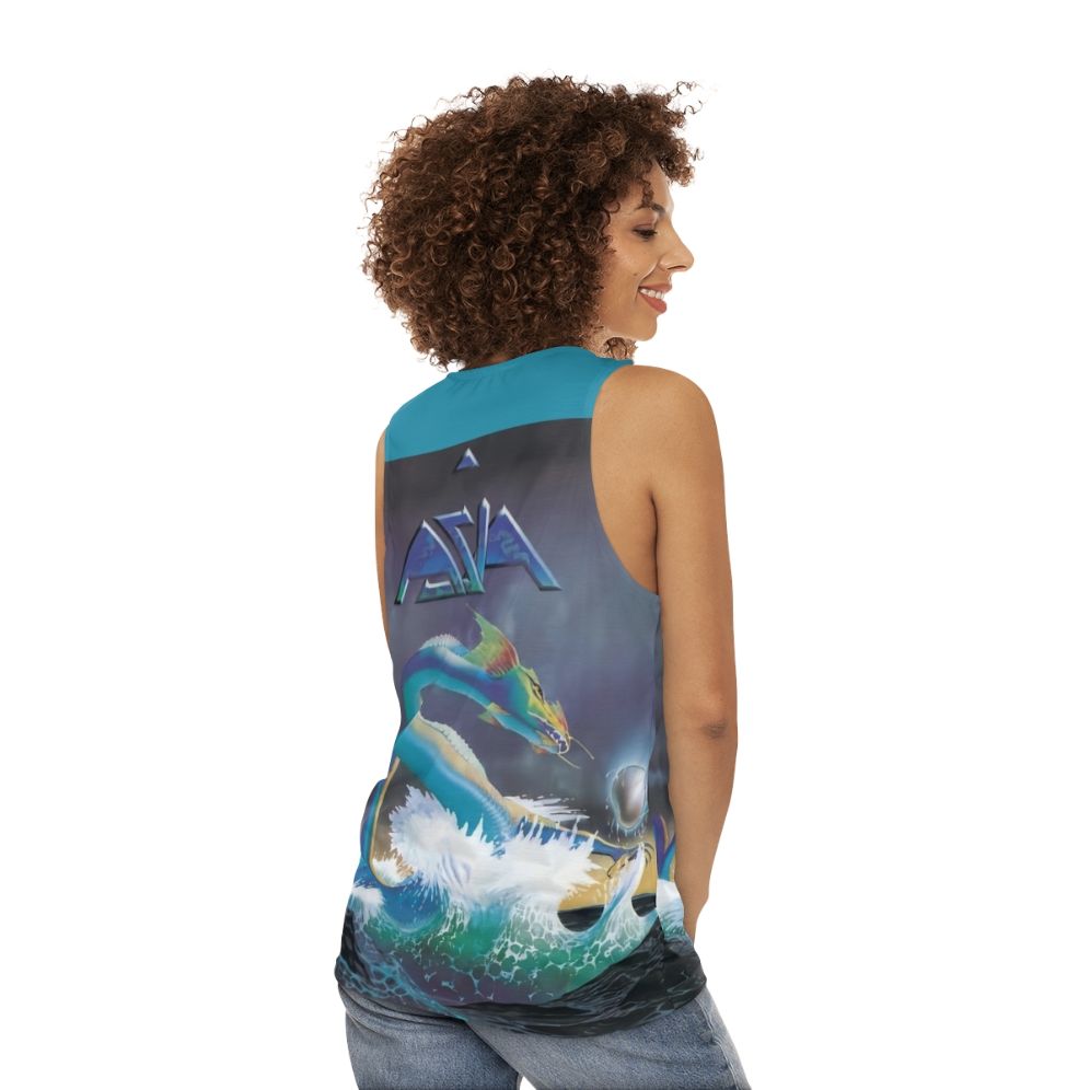 Asia 1982 Progressive Rock Band Unisex Tank Top - women back