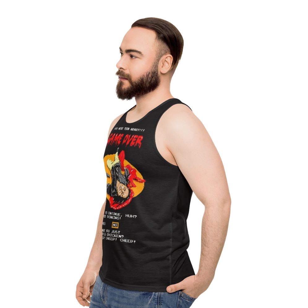 Torn Apart Unisex Tank Top featuring The Room movie design - men side