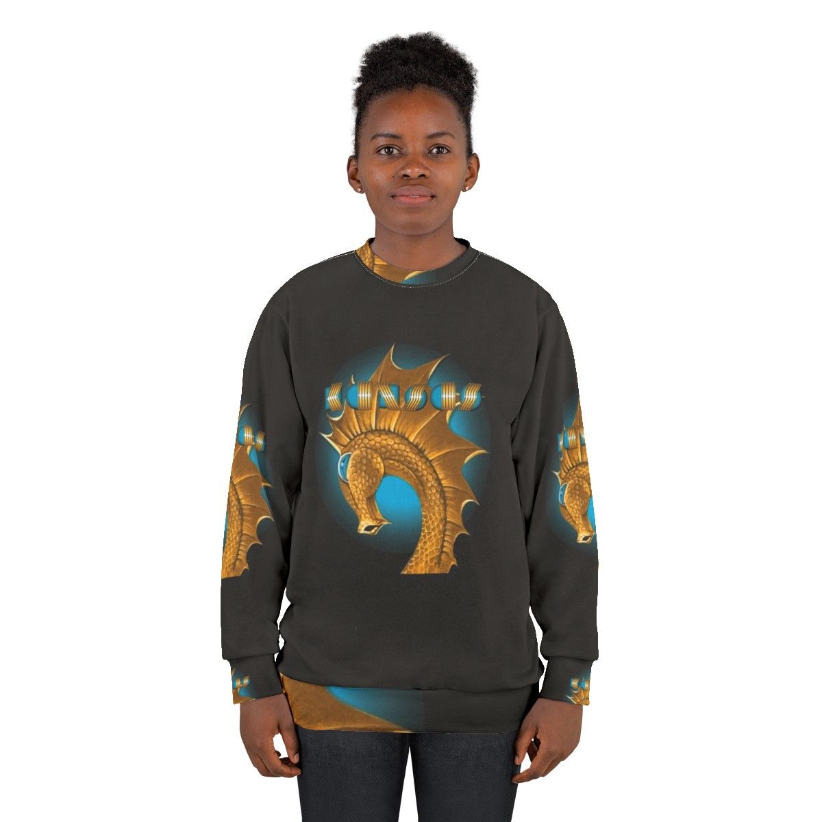 Kansas Logo Heavy Metal Sweatshirt - women