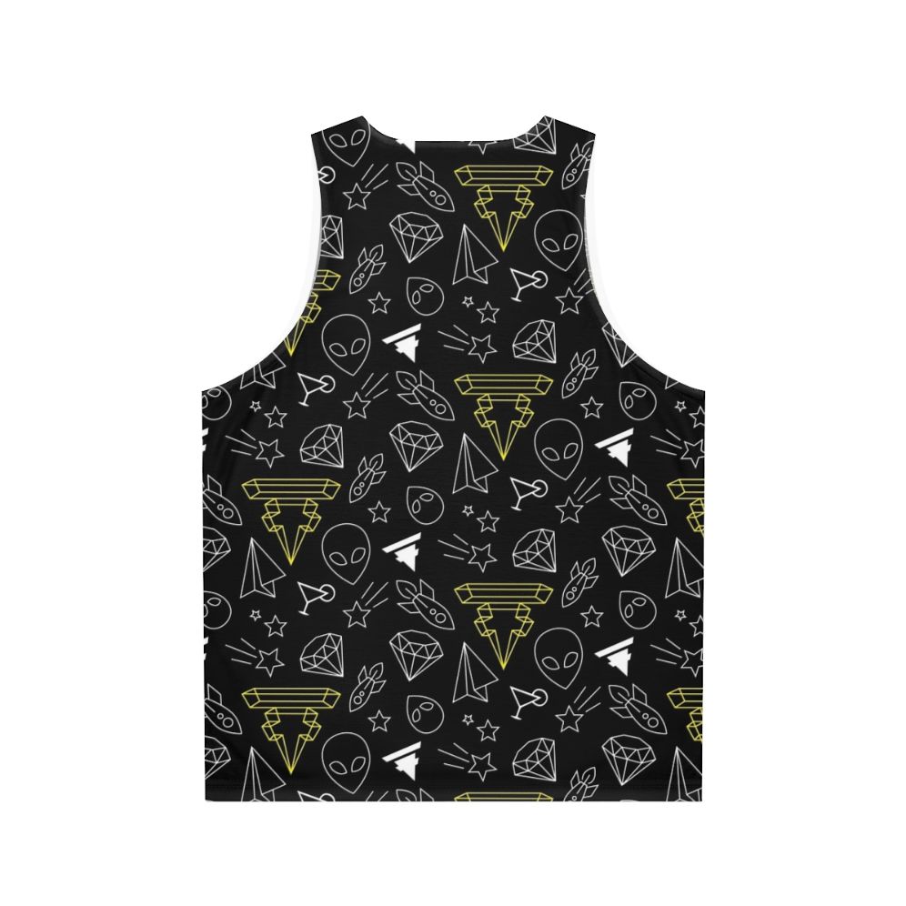 Dream Machine Club Galaxy Unisex Tank Top - Back