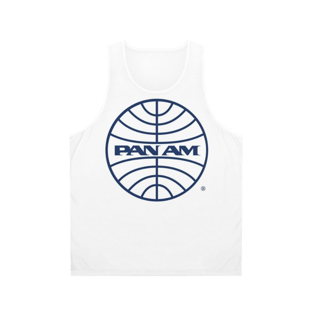 Vintage Pan Am 1950s Globe Unisex Tank Top