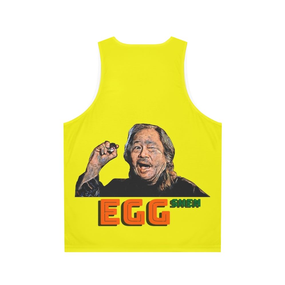 Unisex "Egg Shen" Tank Top Inspired by the 80s Cult Classic Big Trouble in Little China - Back