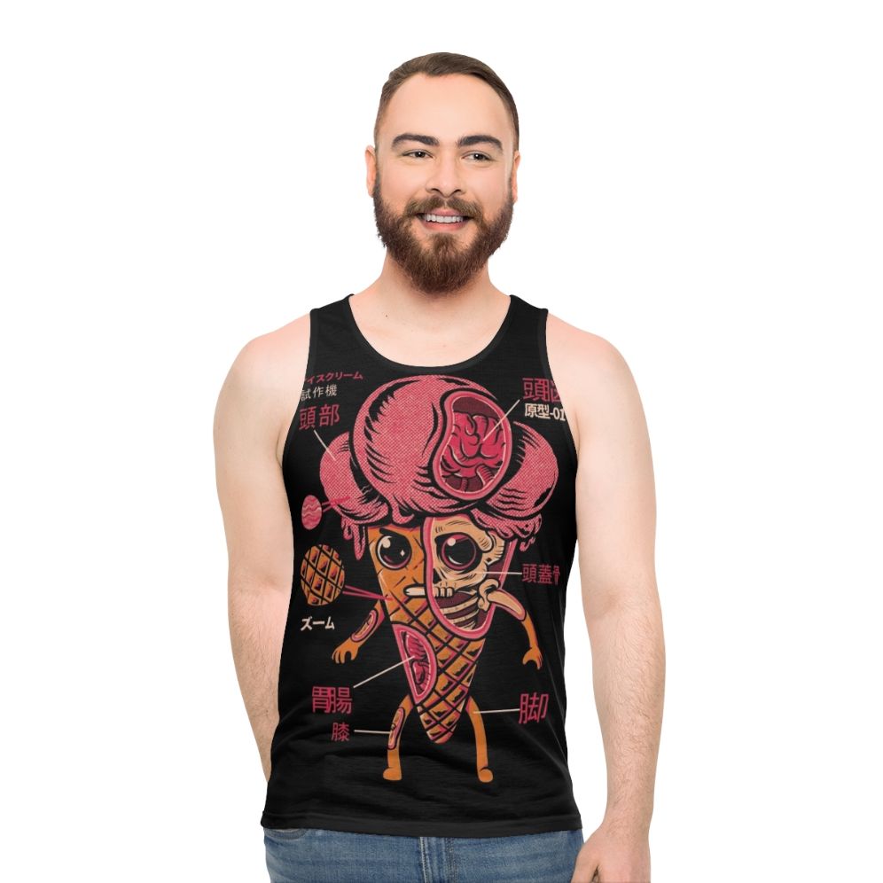 Retro Ice Cream Kaiju Unisex Tank Top - men