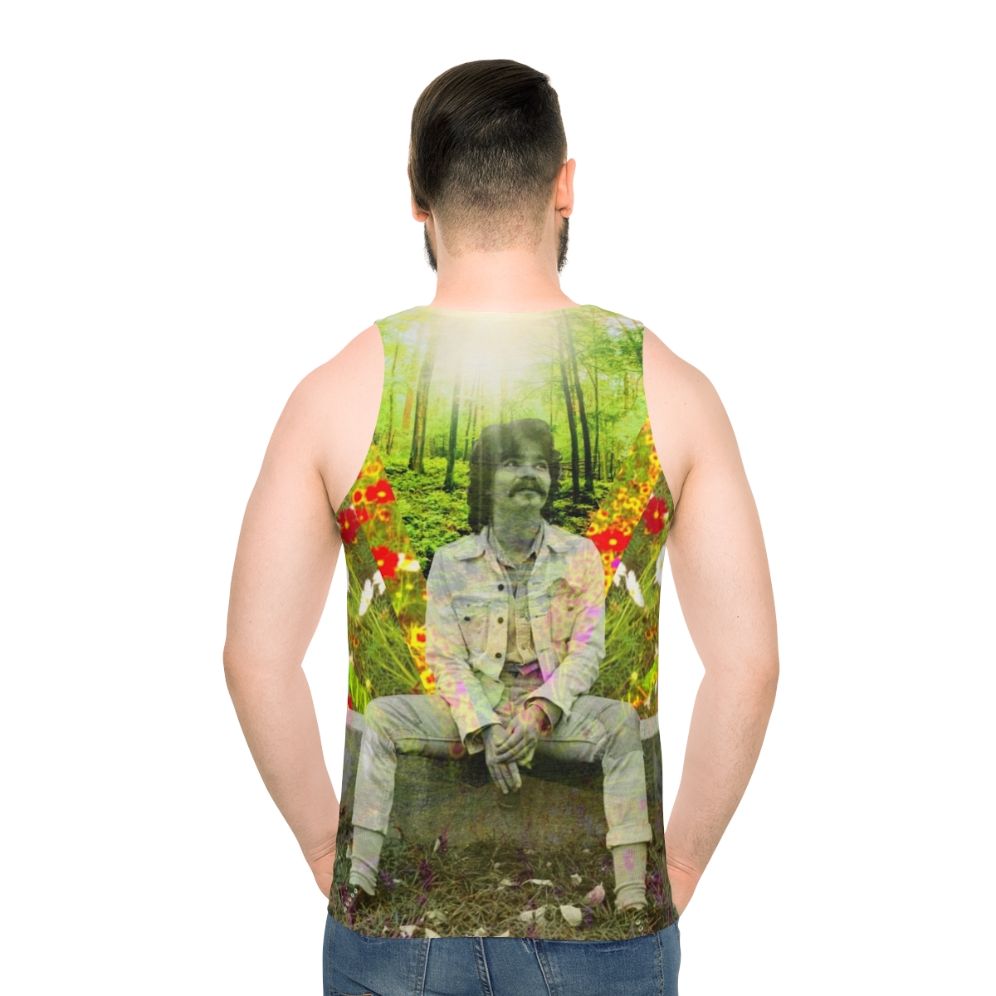 John Prine Unisex Tank Top - men back