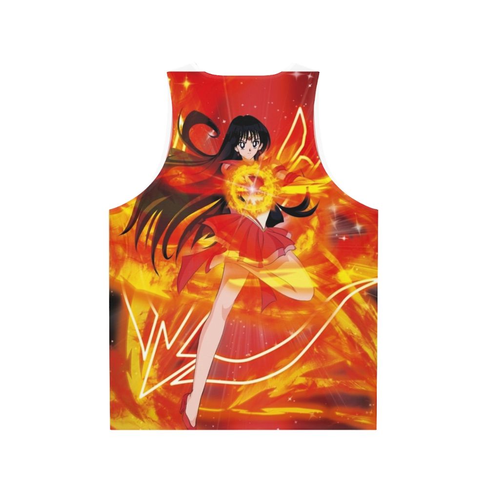 Sailor Mars Unisex Anime Tank Top - Back