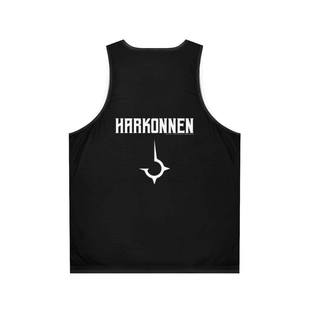 House Harkonnen Dune Unisex Tank Top - Back