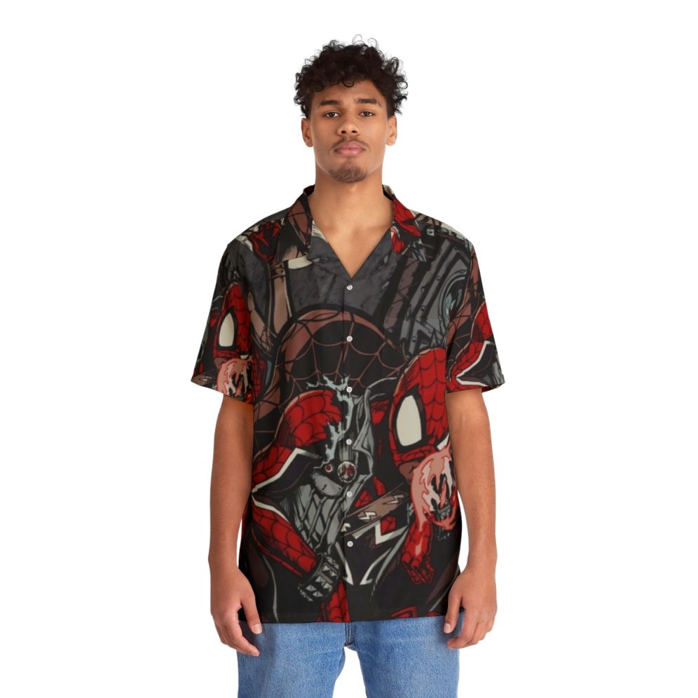 Spider Punk Hawaiian Shirt - People Front