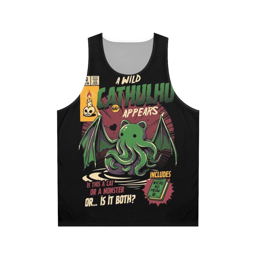 Cthulhu horror cat tank top