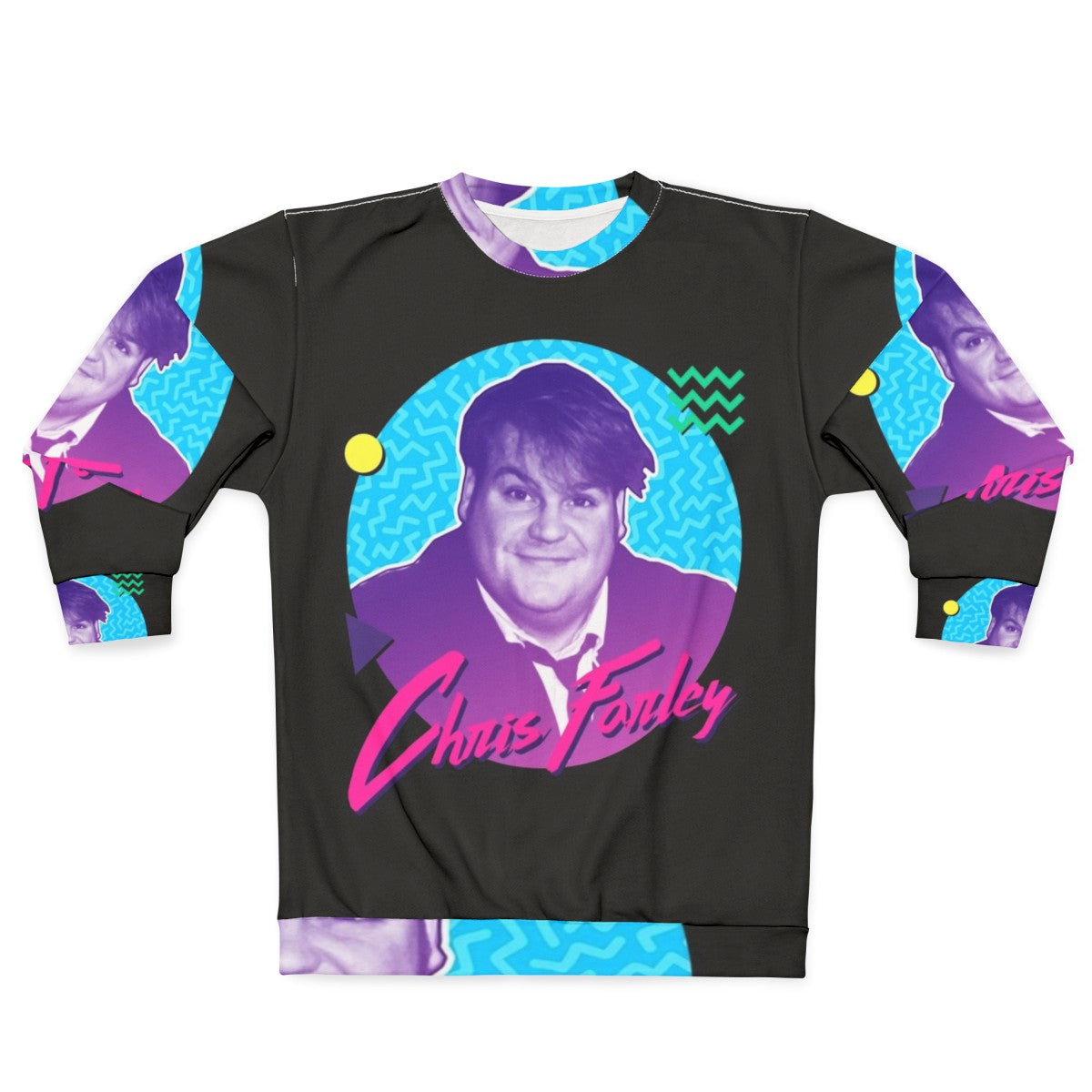 Chris Farley 90s Nostalgia Graphic Sweatshirt