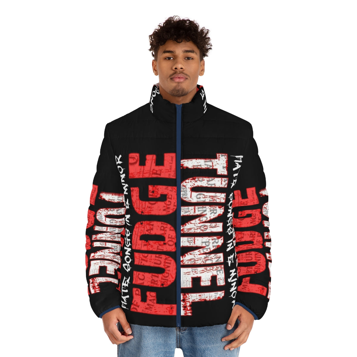 Fudge Tunnel Hate Songs In E Minor Puffer Jacket - men front