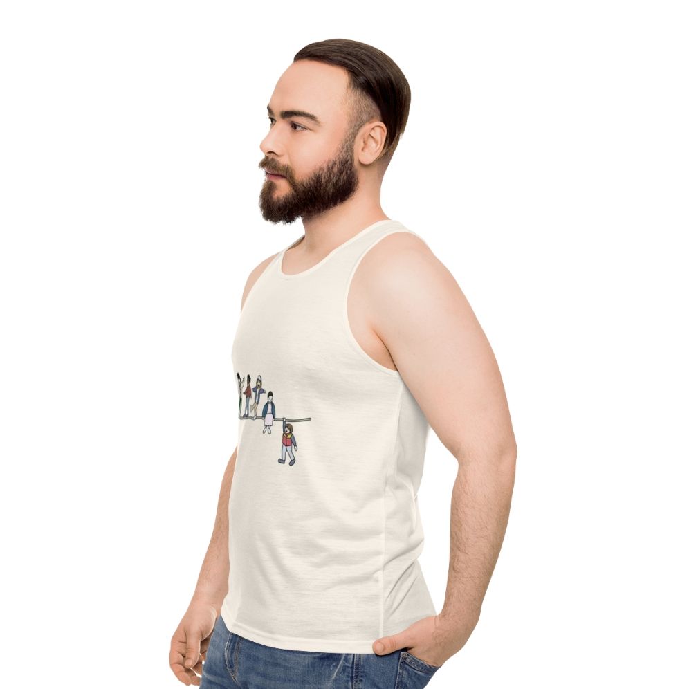 Stranger Things The Acrobat and The Flea Unisex Tank Top - men side