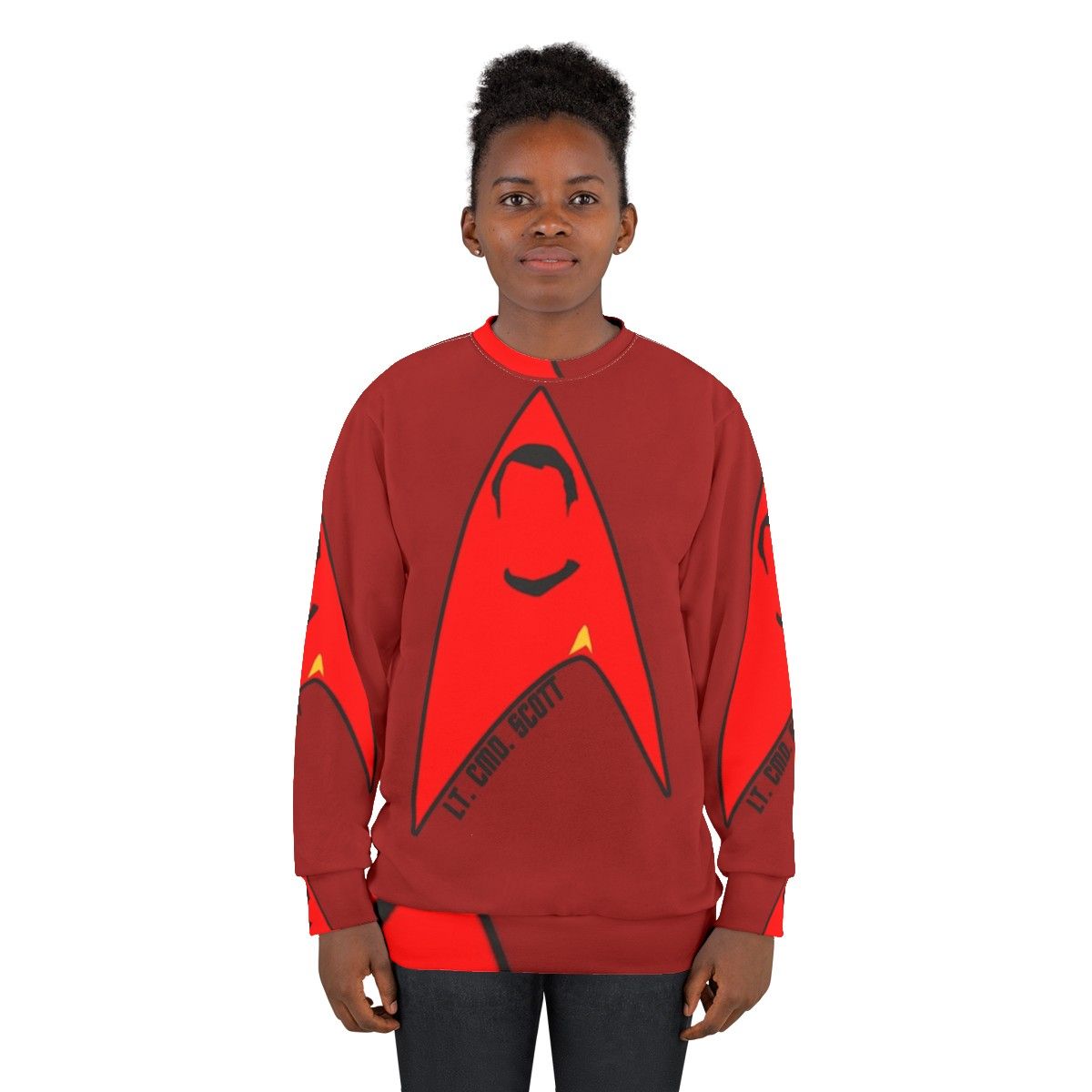 Lt Commander Scott Star Trek Sweatshirt - women