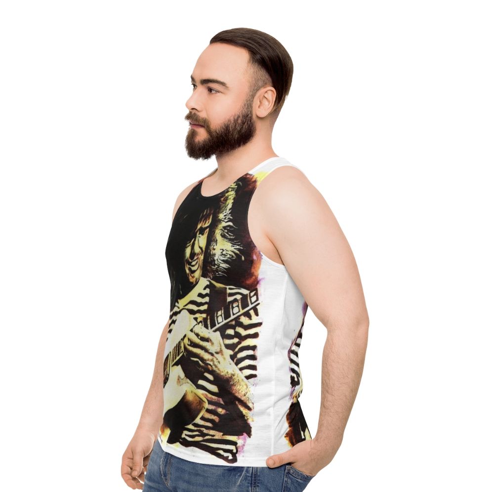 Pat Metheny inspired unisex tank top for jazz music lovers - men side