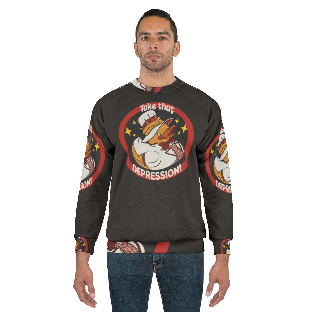 Hazbin Hotel Sweatshirt featuring Alastor, Angel Dust, and other characters - men