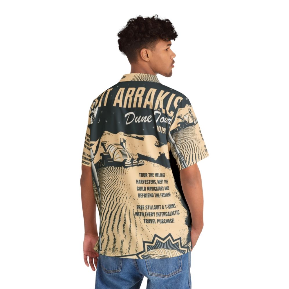 Dune inspired "Visit Arrakis" Hawaiian shirt - People Back