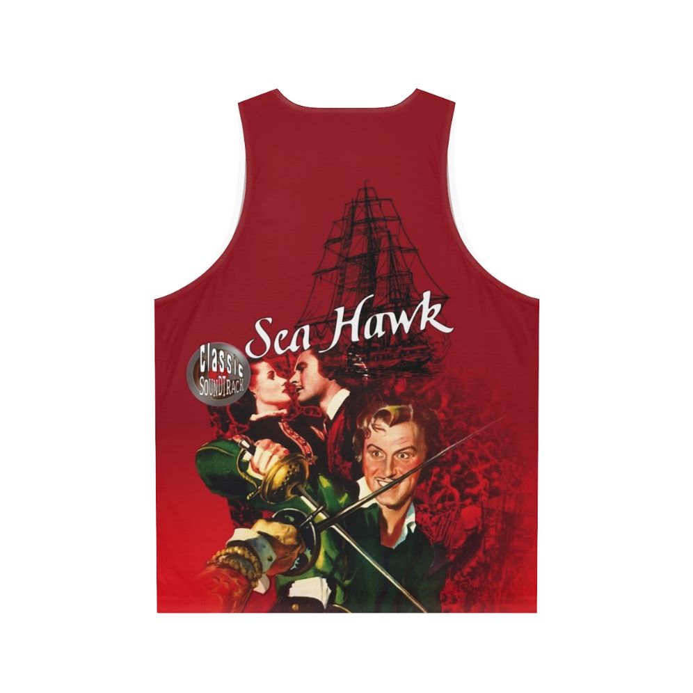 Unisex tank top with pirate-inspired design - Back