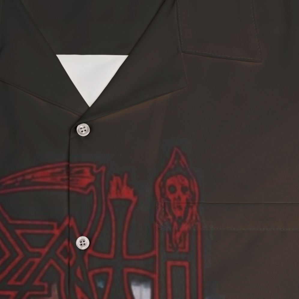 Heavy Metal Death Band Hawaiian Shirt - Detail