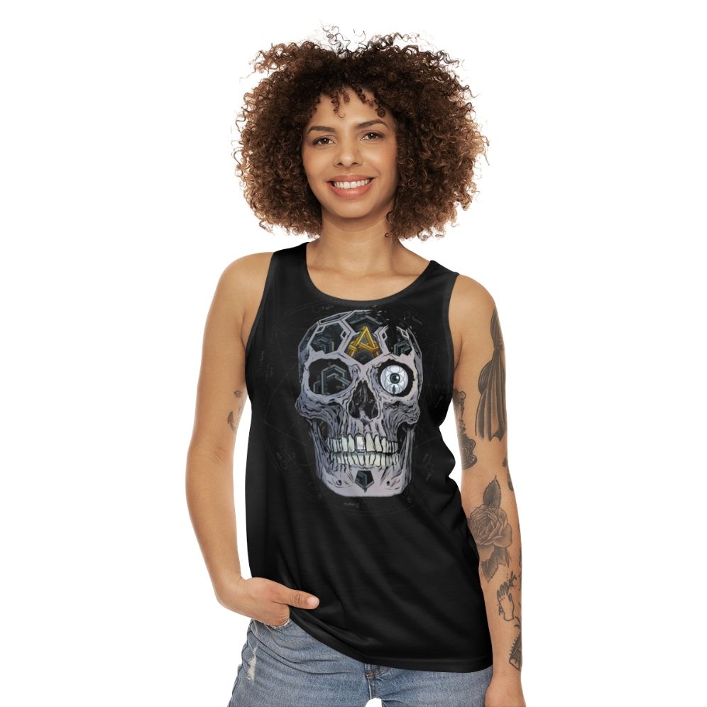 Atreyu "In Our Wake" Skull Design Unisex Tank Top - women