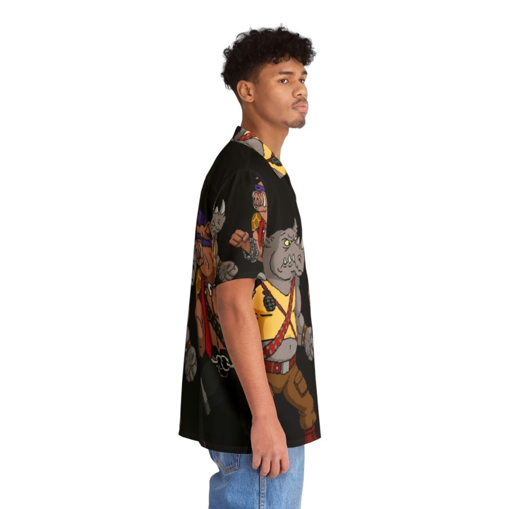 Bebop & Rocksteady TMNT Hawaiian Shirt - People Pight