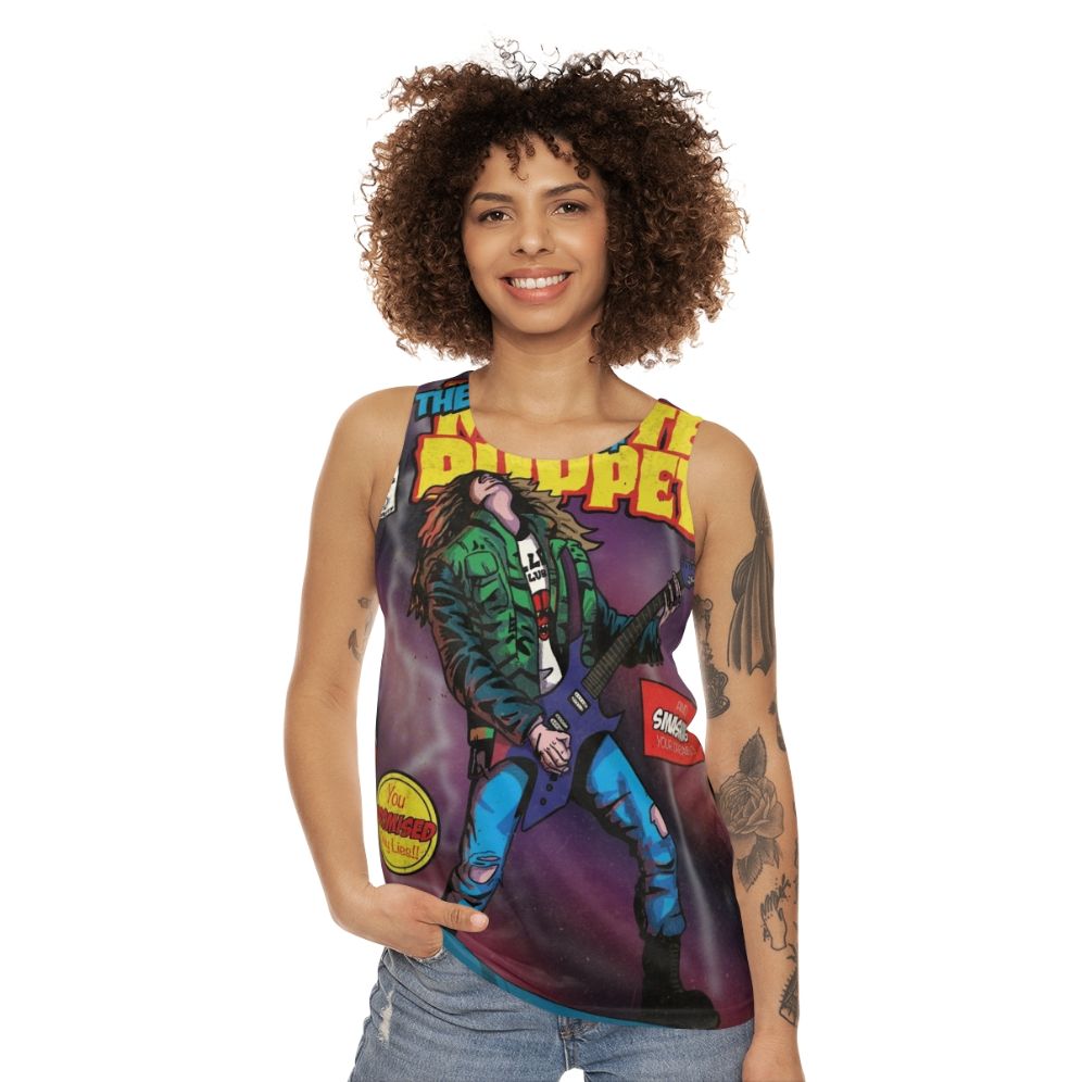 Unisex Stranger Things Metallica Tank Top - women