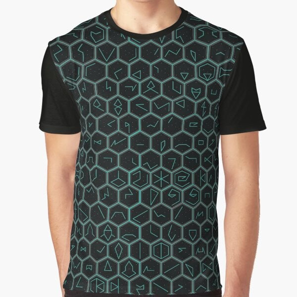 Ingress Glyph Series Graphic T-Shirt, featuring the iconic glyphs from the game Ingress