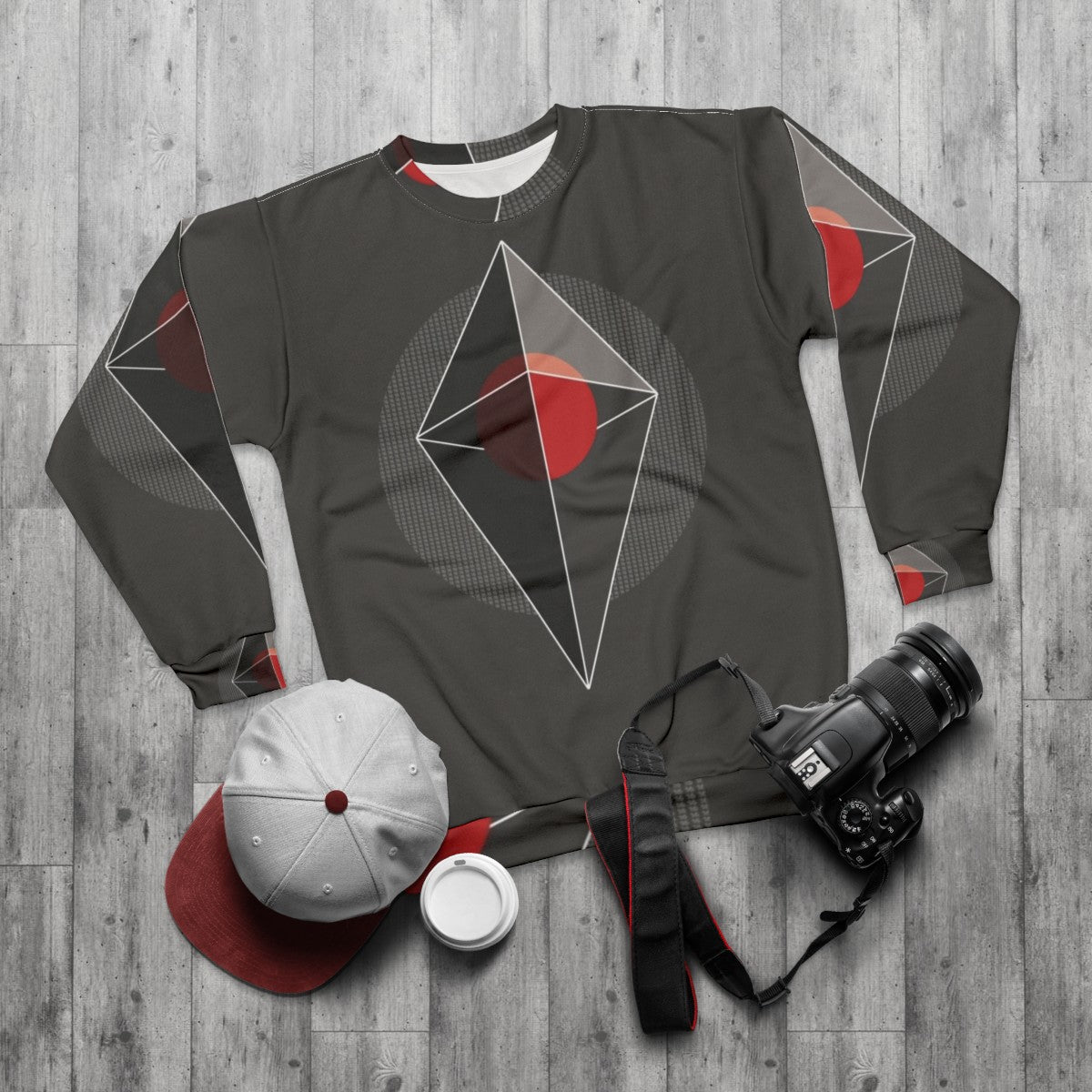 No Man's Sky Atlas Loop 16 Sweatshirt - flat lay