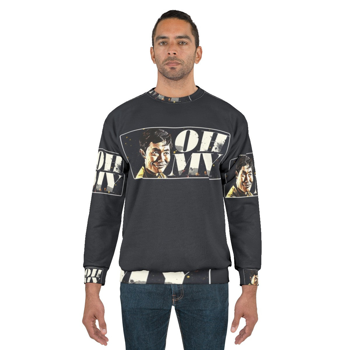 George Takei "Oh My" Funny Sci-Fi Sweatshirt - men