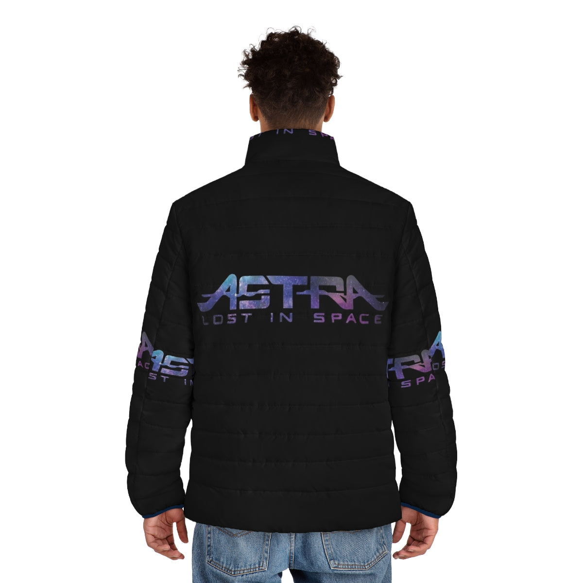 Astra Puffer Jacket - Kanata no Astra Inspired Outerwear - men back