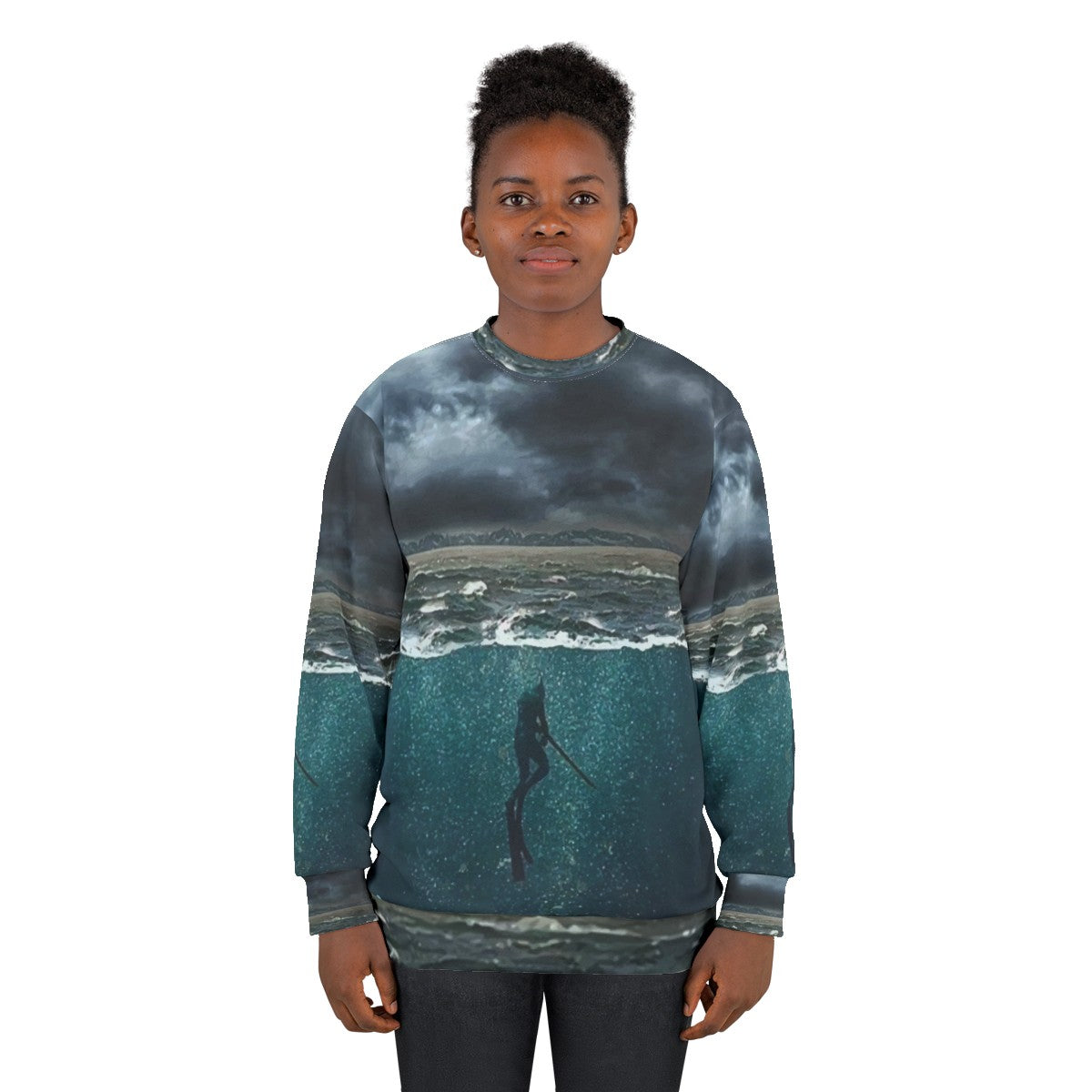 Spearfishing Sweatshirt for Underwater Fishing and Diving - women