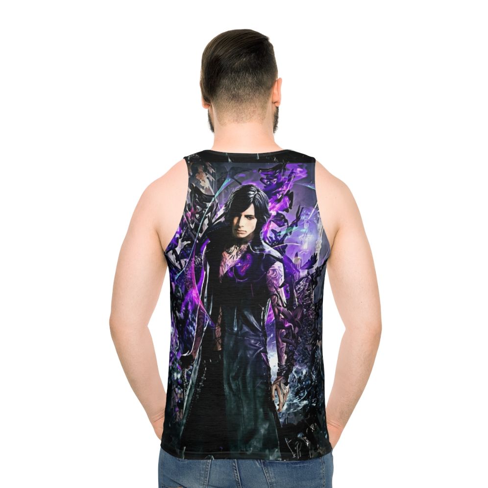 Devil May Cry 5 V Unisex Gaming Tank Top - men back