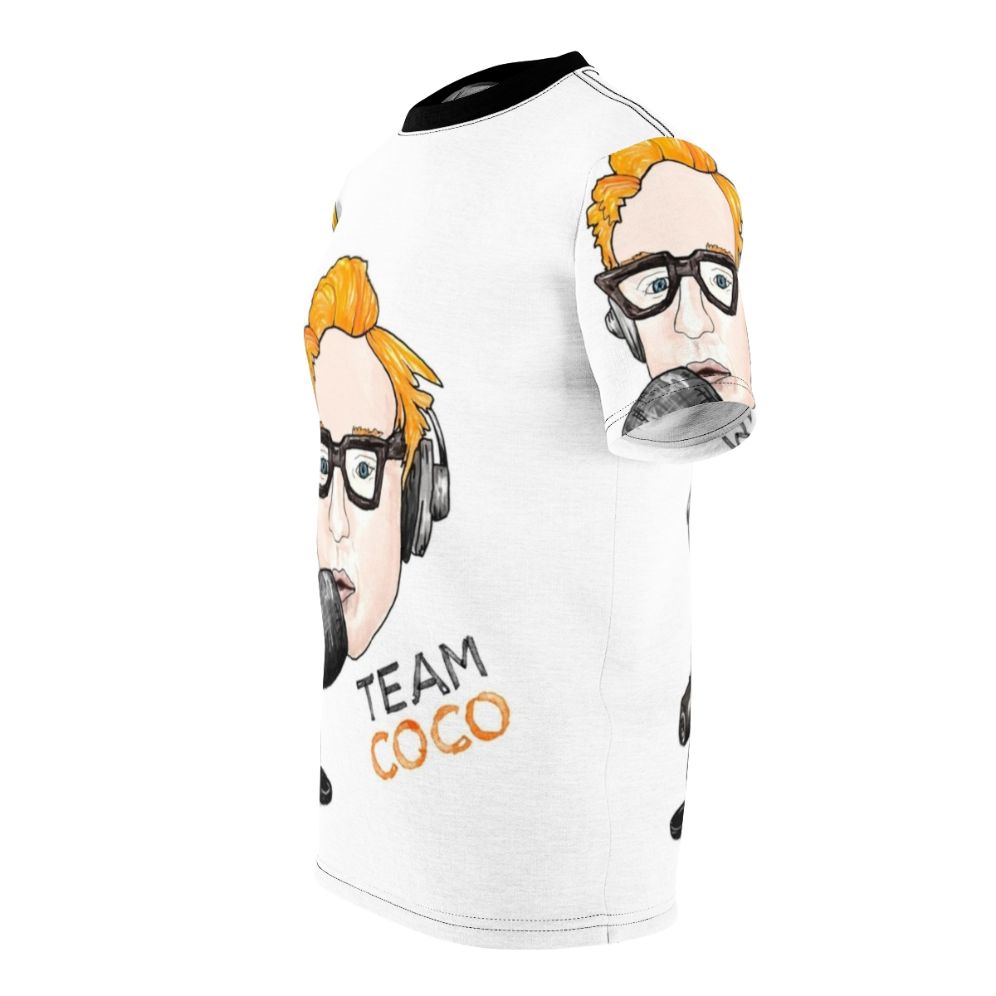 Conan O'Brien inspired custom t-shirt design for Team Coco fans - men left