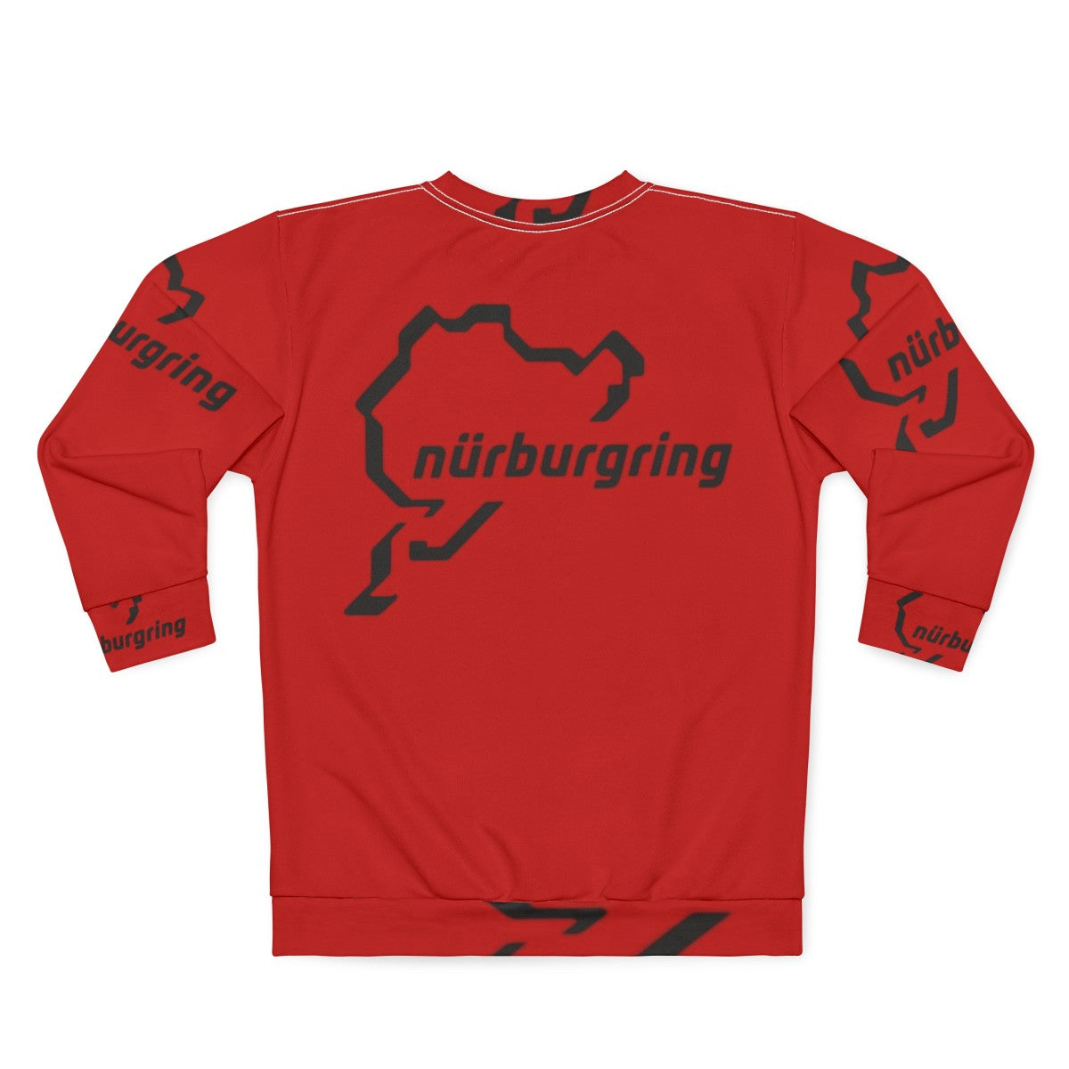 Nurburgring Nordschleife Racing Automotive Sweatshirt - Back