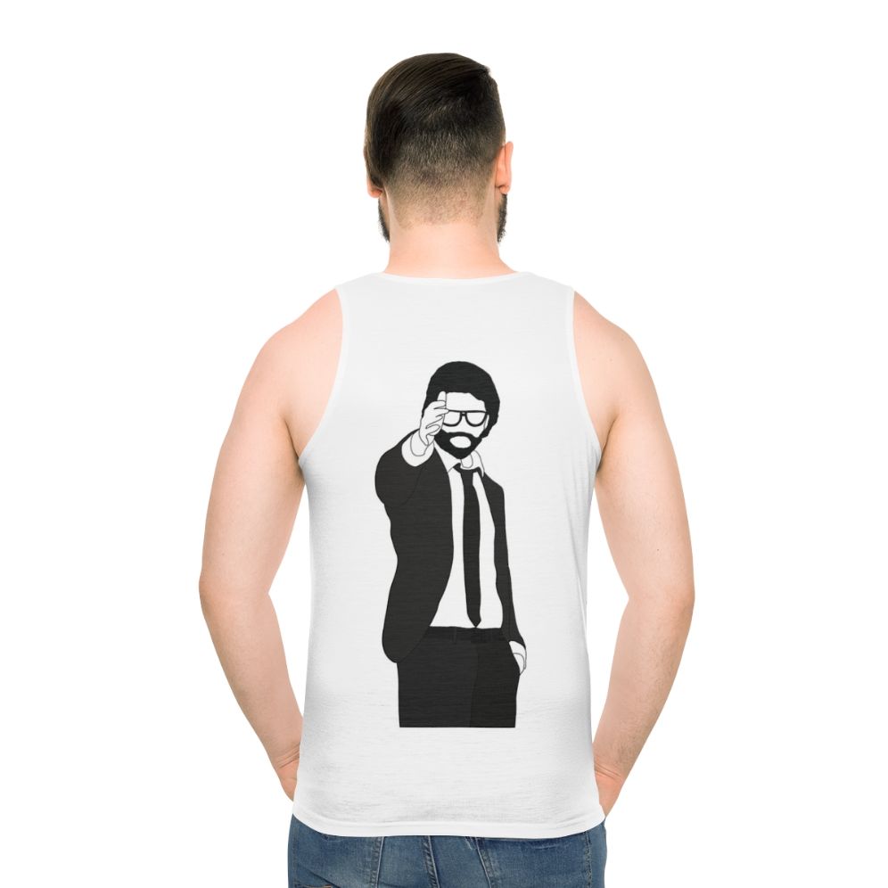 Money Heist The Professor Unisex Tank Top - men back