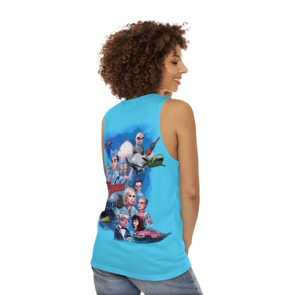 Thunderbirds Unisex Tank Top - women back