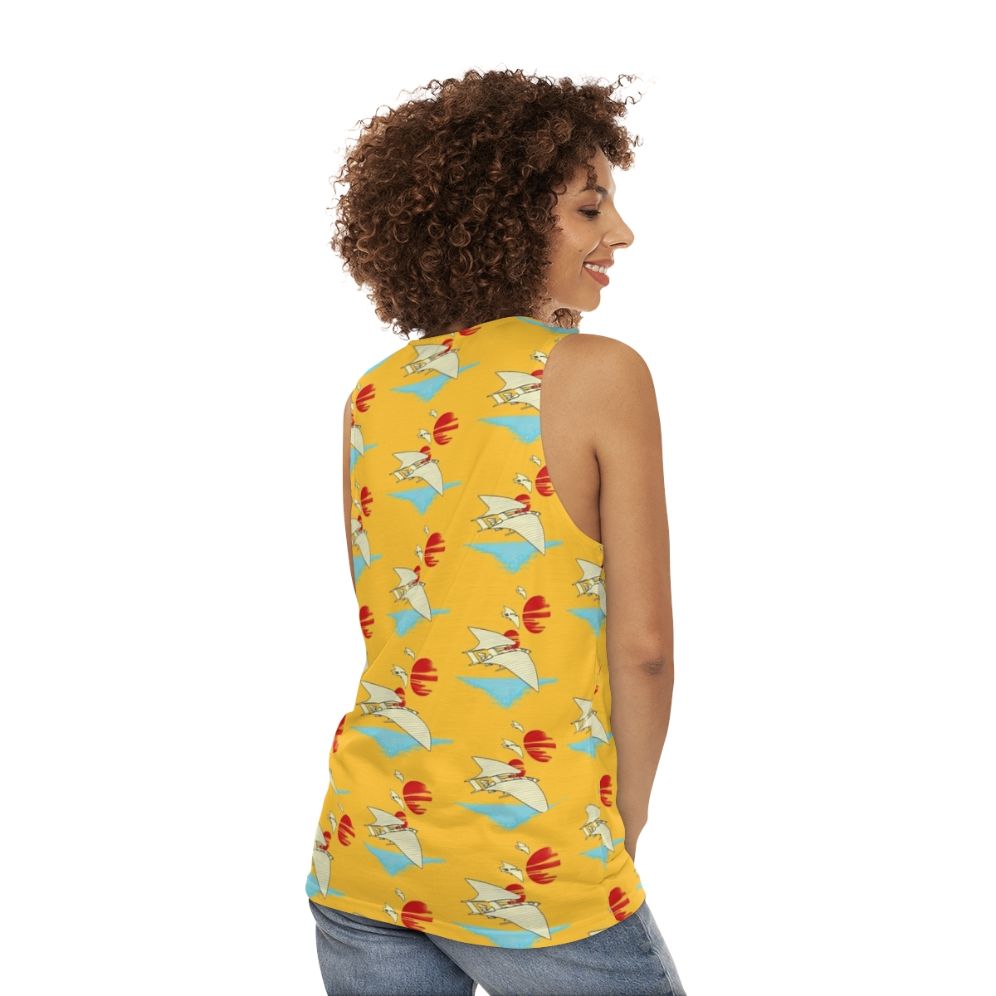 Tropical Raconteur Unisex Star Wars Tank Top featuring Lando Calrissian and Han Solo - women back