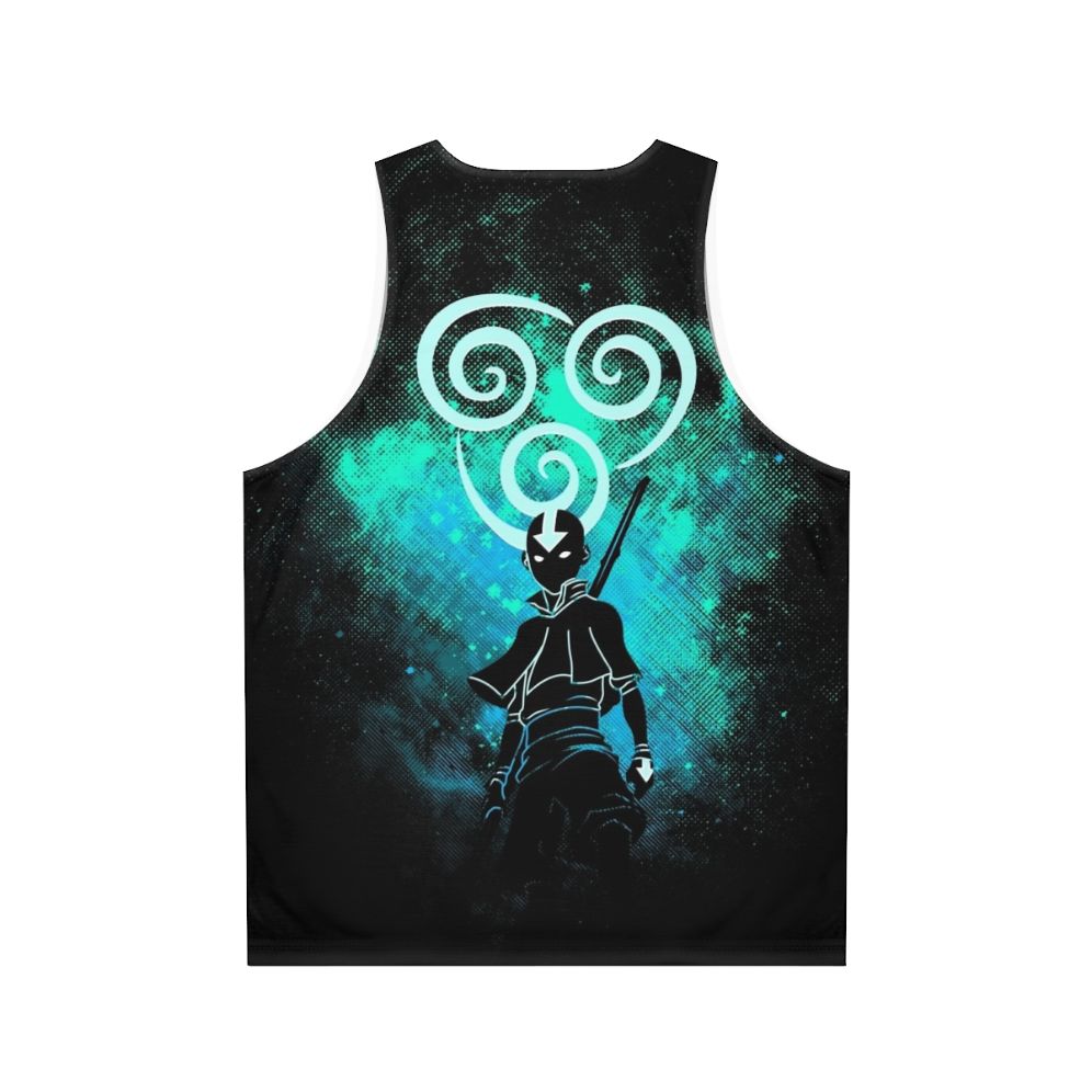 The Last Airbender inspired unisex air art tank top - Back