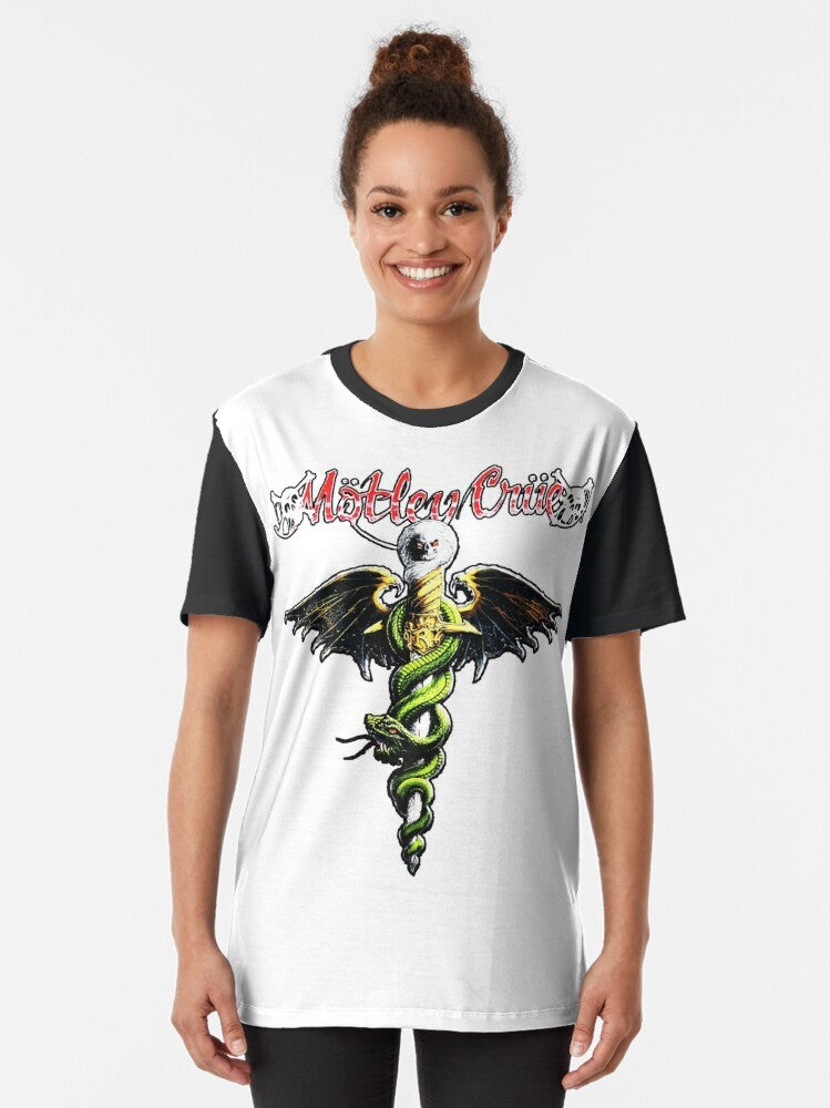 DR-FEELGOOD Pop Rock Graphic T-Shirt with Wilatikta Design - Women