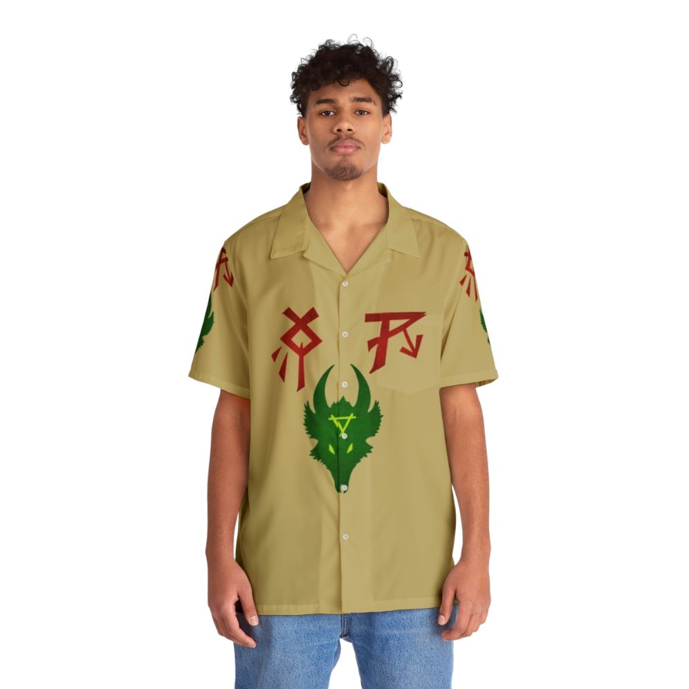 forbidden workshop ikit claw warlock engineer hawaiian shirt - People Front