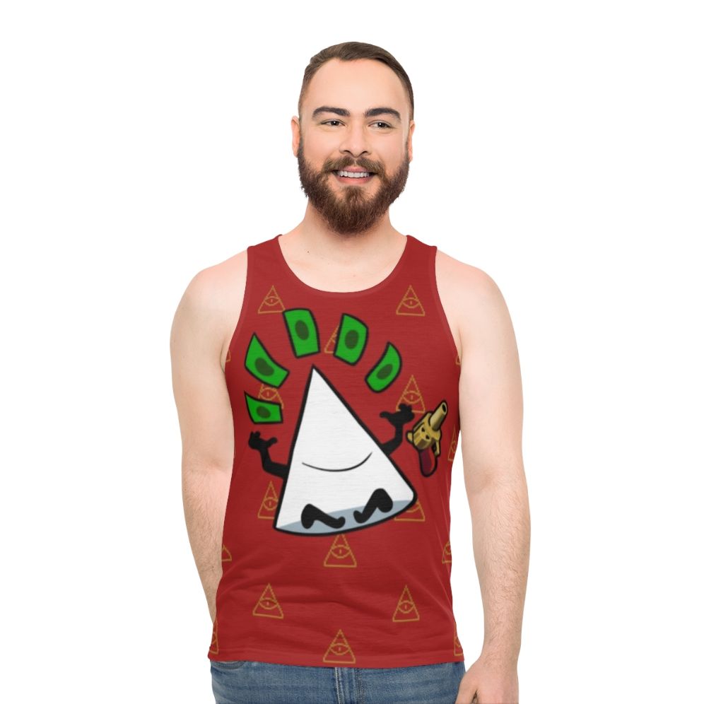 Unisex tank top with Nuclear Throne inspired Yung Venuz design - men