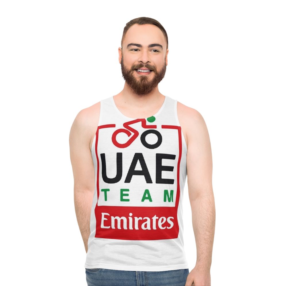 UAE Team Emirates Pro Cycling Unisex Cycling Tank Top - men