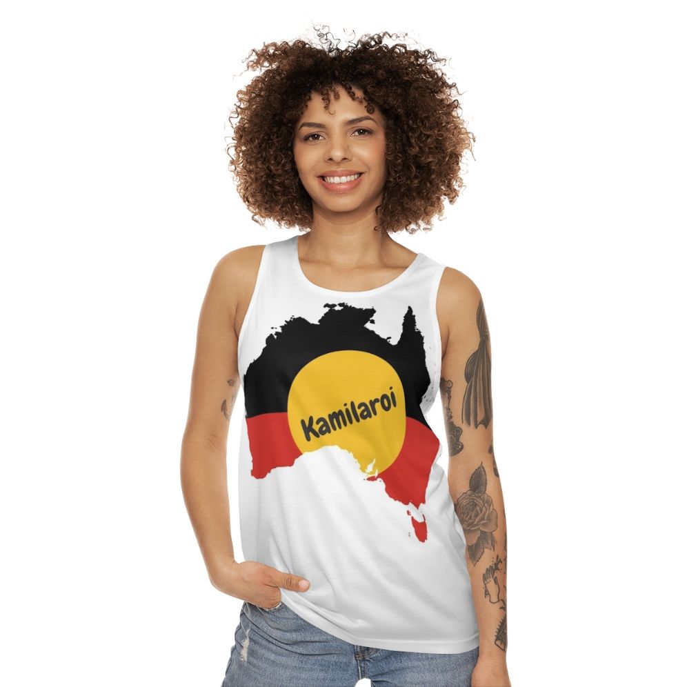 Kamilaroi Aboriginal Australian Unisex Tank Top - women