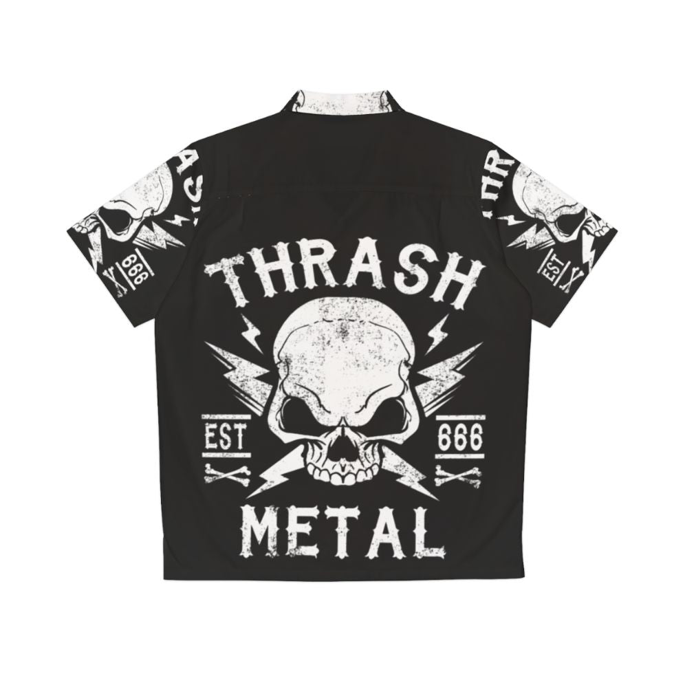 Thrash Metal Hawaiian Shirt for Metal Fans - Back