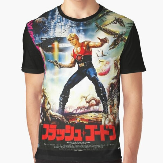 Flash Gordon Japanese Graphic T-Shirt