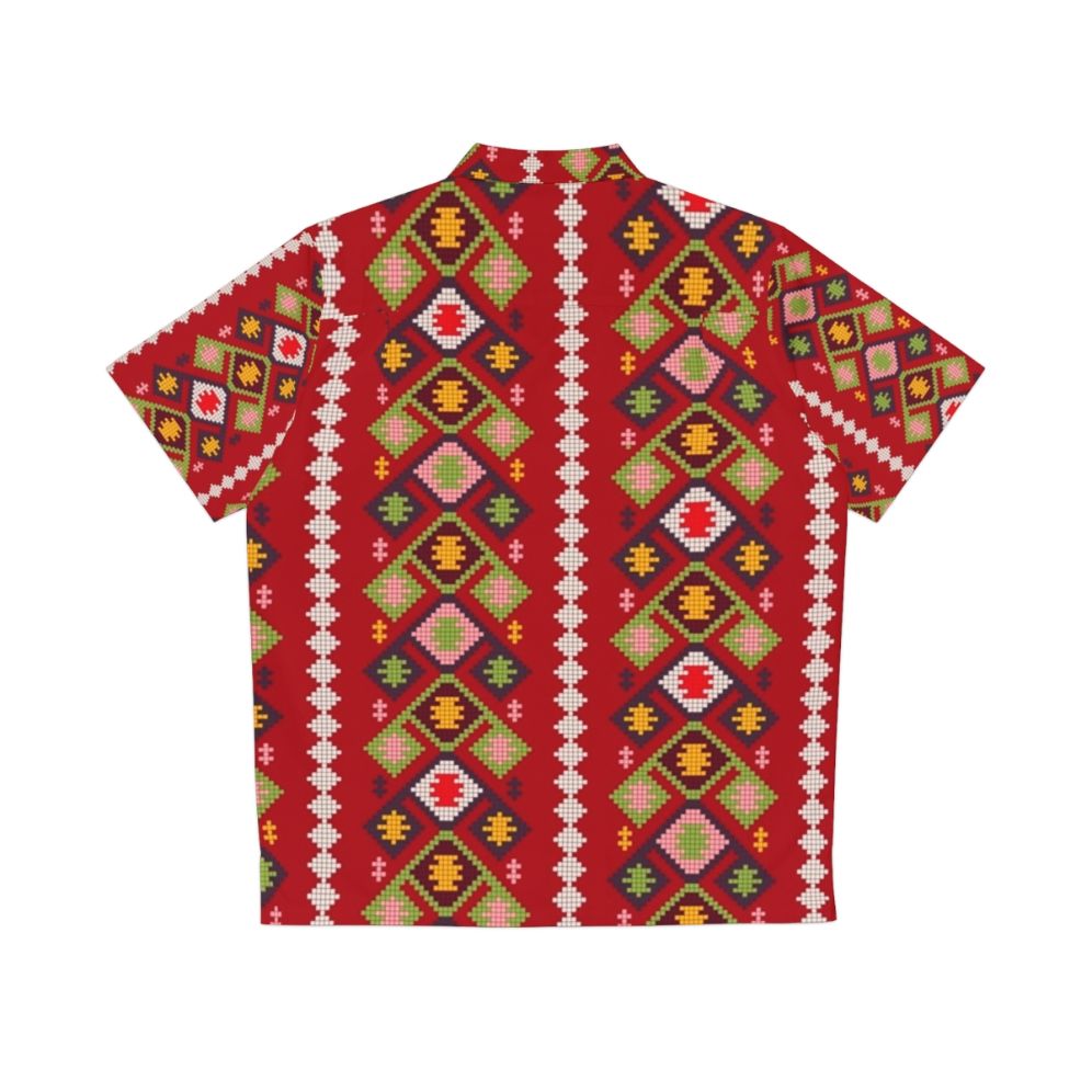 Armenian Carpet Pattern Hawaiian Shirt - Back