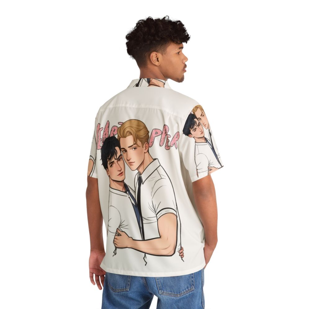 Heartstopper Nick and Charlie Hawaiian Shirt - People Back