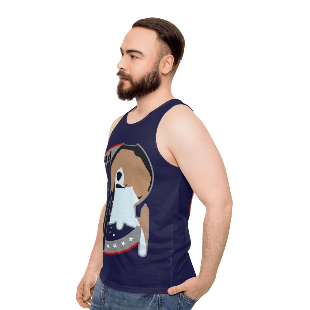 Porthos Star Trek Enterprise Unisex Tank Top - men side