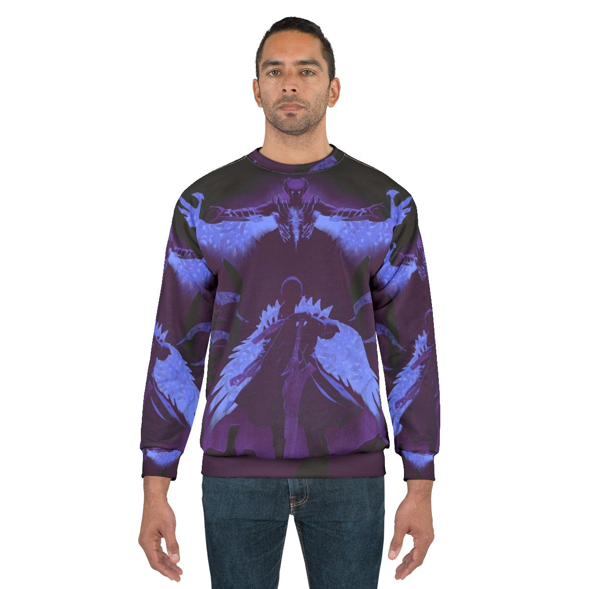 Violet Hunter Sweatshirt with Devil May Cry Inspired Design - men