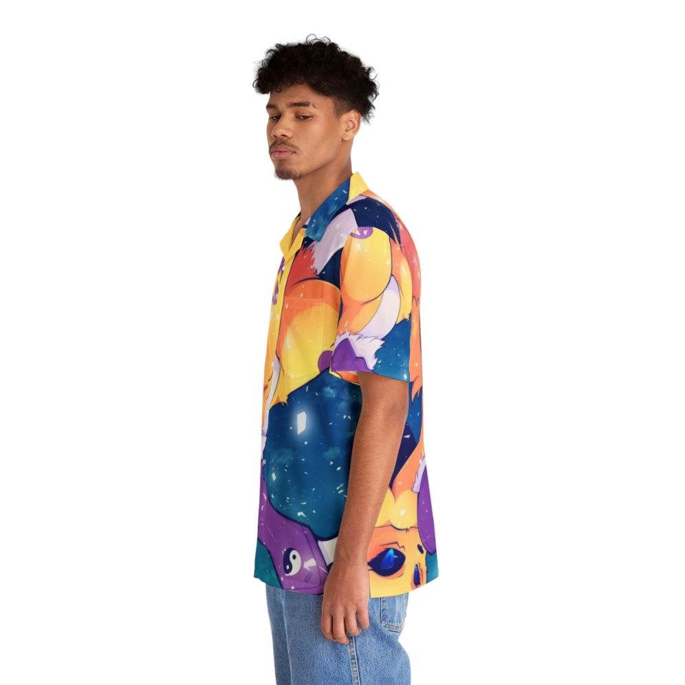 Digimon Renamon Diamond Storm Hawaiian Shirt - People Left