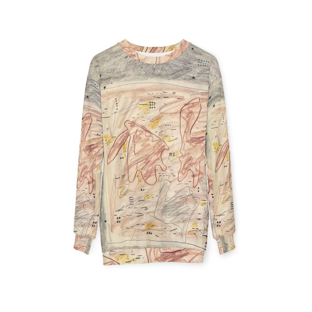 Gene Davis Artwork Abstract Sweatshirt - hanging